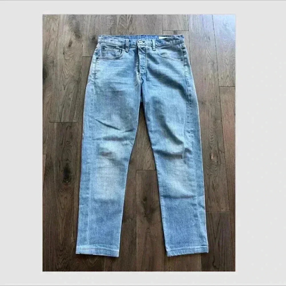 rag & bone Denim - Rag & Bone Fit 2 Slim High Rise Button Fly Size 32 Straight Denim in Fire Island